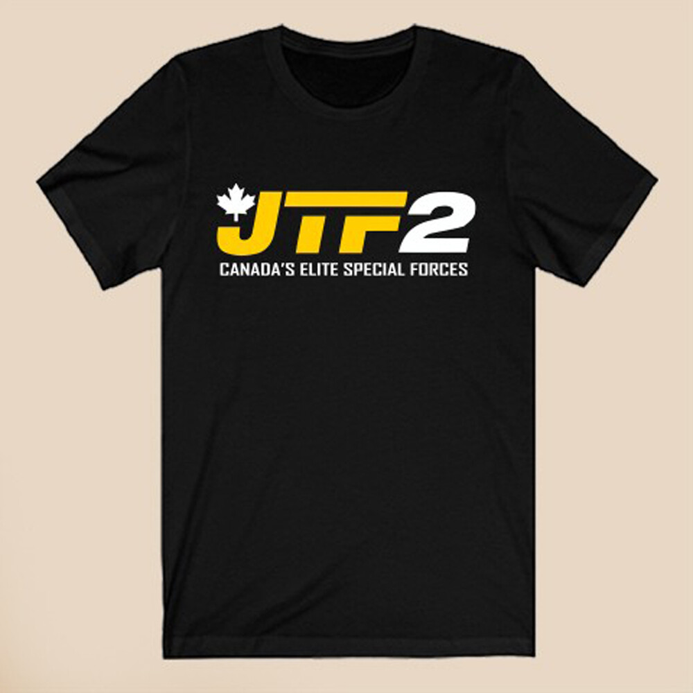 Jtf2 Força Tarefa Conjunta Canadá Logo Camiseta Preta Para Homens ...