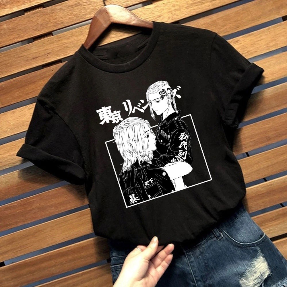 Camisa Anime Babylook Feminina Mikey Draken Tokyo Revengers | Shopee Brasil