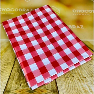 10~50 Toalhas P/ Festa junina Xadrez VERMELHO 78x78 INOVE