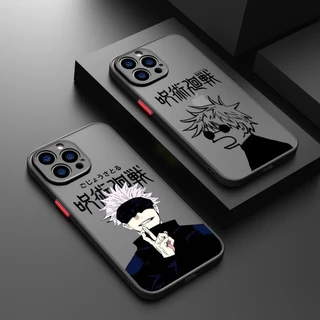 Capa Translúcida Fosca Estampada De Anime Jujutsu Kaisen Para Samsung Galaxy A54 A05 A35 A34 A14 A55 A15 A25 A75 A52 A52S A05S A53 A73 A33 A72 A23 A13 A32 A51 A71