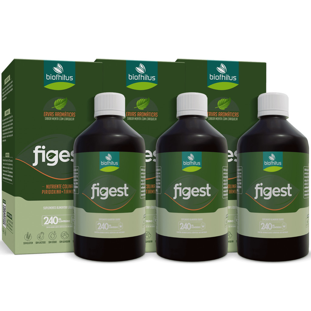 Kit C3 Figest Suplemento Matinal Líquido – Biofhitus | Shopee Brasil