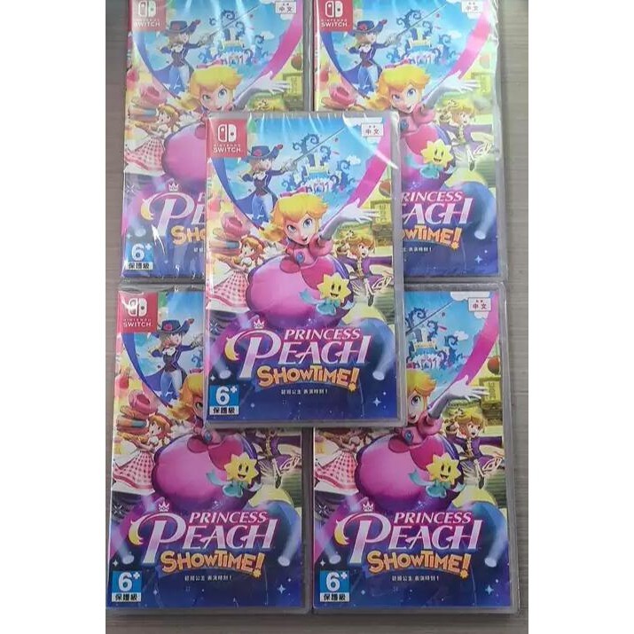 Princess Peach Showtime Nintendo Switch Jogo Mídia Física Novo