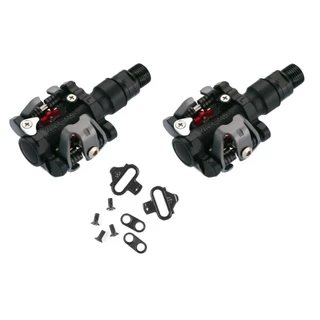 PEDAL CLIP WELLGO M919 C/ TACO PRETO - ROSCA GROSSA 9/16 - MTB