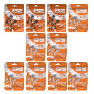 Kit 10un Fone de ouvido c/ microfone Original Lehmox