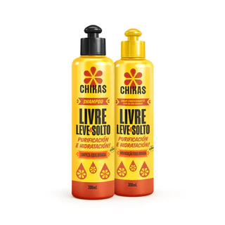 Shampoo e Condicionador 300mL Chikas Livre Leve e Solto