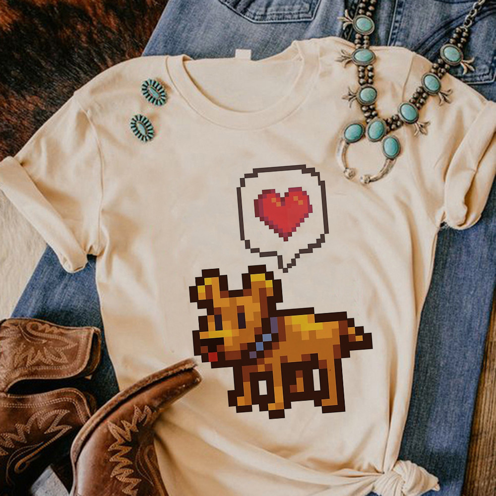 Stardew Valley Camisetas Mulheres streetwear harajuku designer t Camiseta  Menina Roupa De Rua Engraçada | Shopee Brasil