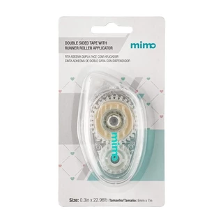 Fita Adesiva Dupla Face com Aplicador - Mimo - 8 mm x 7 m