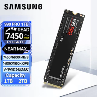 Samsung SSD 990 PRO Unidade de estado sólido integrada PCIe Gen 4.0 x 4 NVMe 2.0 Desktop 100% Original Autêntico