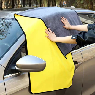 Lavagem De Carro Super Absorvente Toalha De Microfibra Limpeza Pano De Secagem Tamanho Extra Grande Detalhe Do