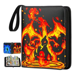 Album Fichário Charizard P/ 400 Cartas Pokemon Com 50 Folhas em Oferta na Shopee