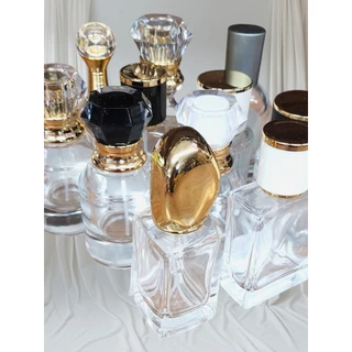 Porta Perfume Recarregável Frasco Vidro Luxo Viagem Portátil