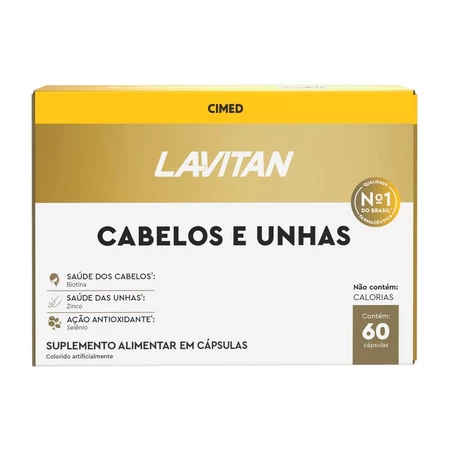Lavitan Cabelos e Unhas 60 Cápsulas - Vista 2