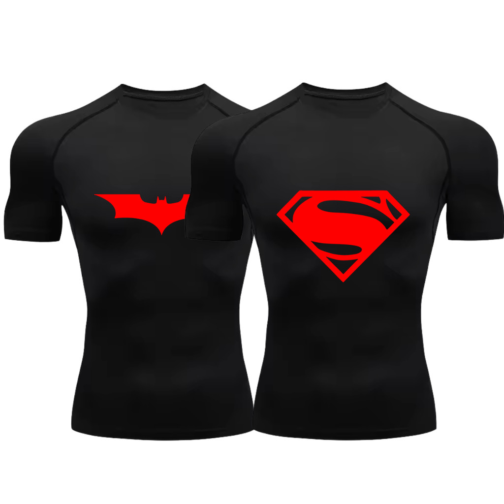  × BATMAN コンプレッションウェア M camisa de compressão batman em Promoção na Shopee Brasil 2026