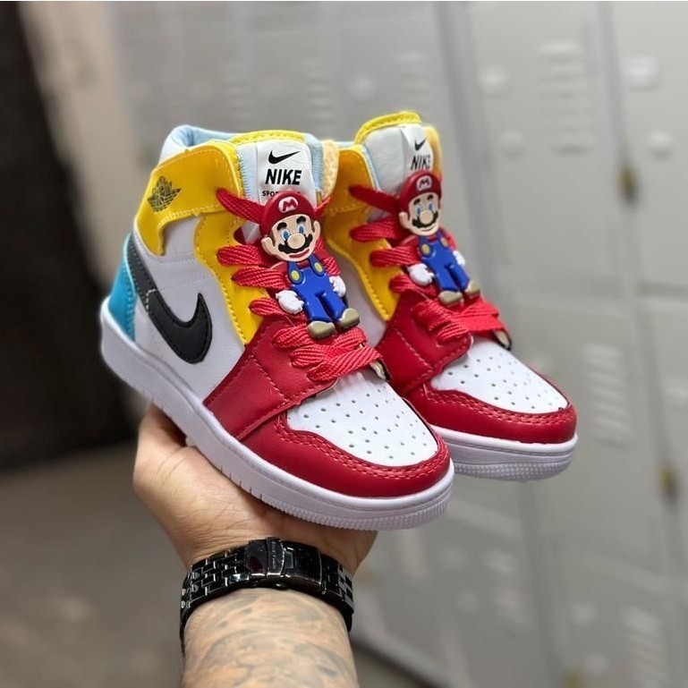 Botinha Jordan Infantil Mario Diversas Cores Em OFERTA | Shopee Brasil