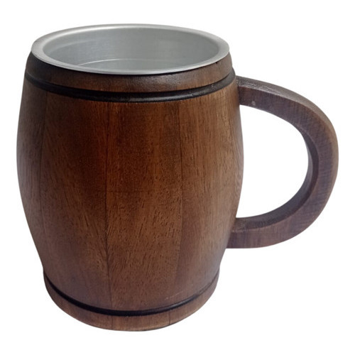 Caneca Térmica Madeira Rústica 1000ml