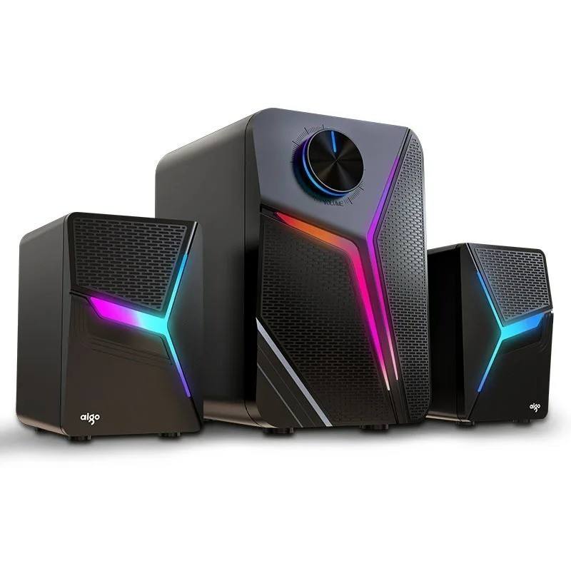 Caixa de Som Desktop Com LED RGD Altomex AL-3865