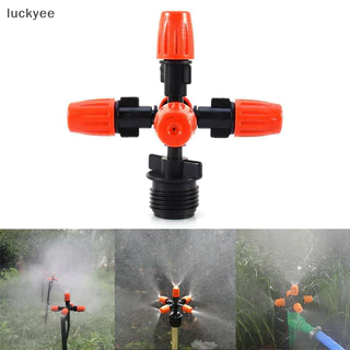 luckyeo Garden Sprinkler Irrigação Névoa 5 Cabeças Bocal 1/2 " Adaptador Moung TQ