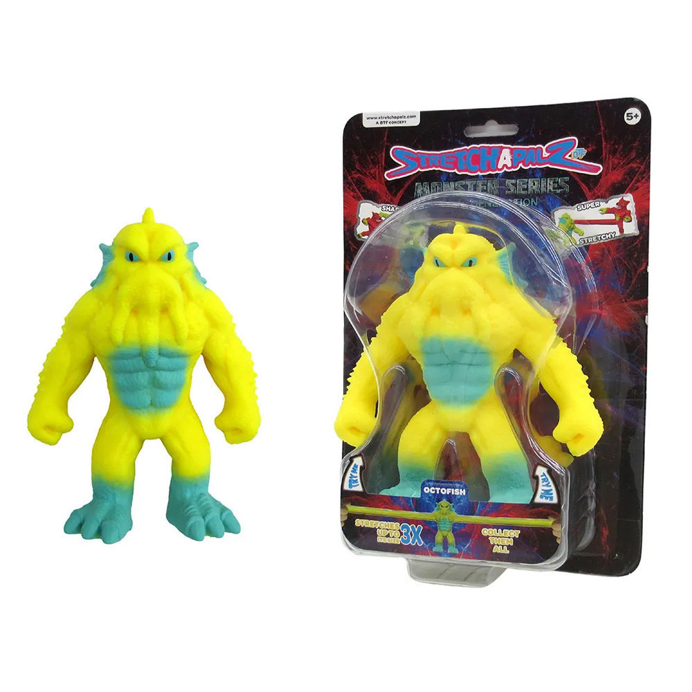 Boneco Que Estica Stretchapalz Monster Series 2955 Octofish | Shopee Brasil