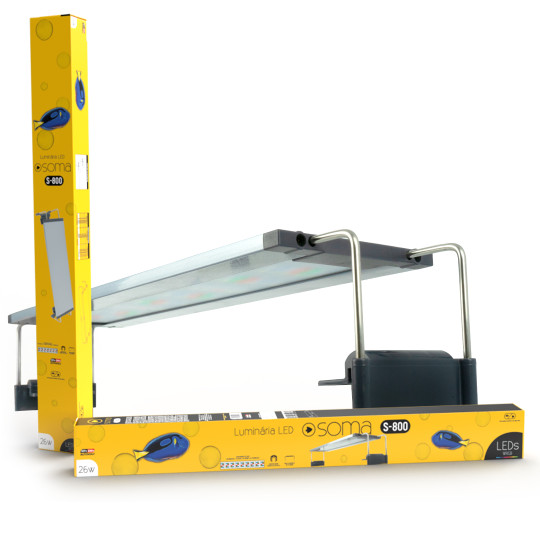 LUMINARIA LED SOMA S- 800(26W)LED WRGB AUTOVOLT