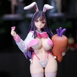 Animester Animester Animester JK Bunny Girl Anime Personagem Modelo Abraço Cenoura Menina adora nota Sakura No Sakura Boneca Modelo Decoração Bidimensional Sexy Bela Menina Anime Doll Decoração