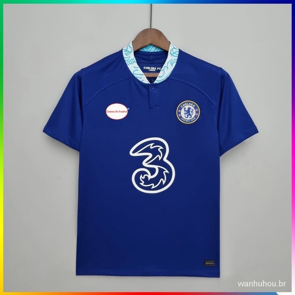 Camisa De Futebol 22/23 Chelsea Casa Azul TFQI BCUZ