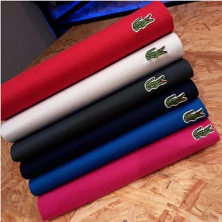 Kit 5 Camisetas Basica Lacoste Masculina 30.1 Malha Penteada Algodão