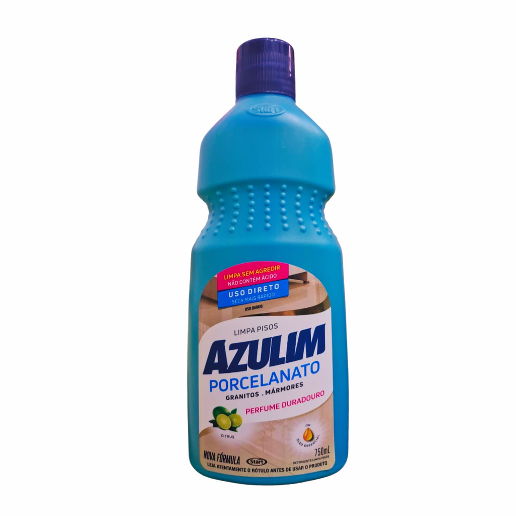 Limpador para Pisos Porcelanato Azulim Citrus 750ml | Shopee Brasil