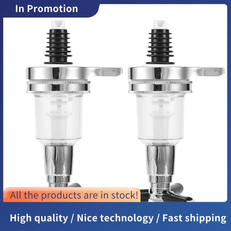 2Pcs 45Ml/1.5Oz Dispensador De Bocal De Substituição Montado Na Parede Do Mordomo Para Porta-Garrafas De Licor Giratório