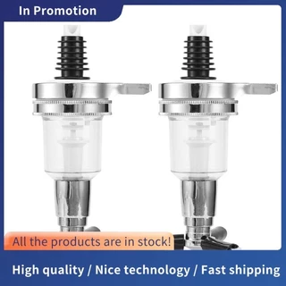 2Pcs 45Ml/1.5Oz Dispensador De Bocal De Substituição Montado Na Parede Do Mordomo Para Porta-Garrafas De Licor Giratório
