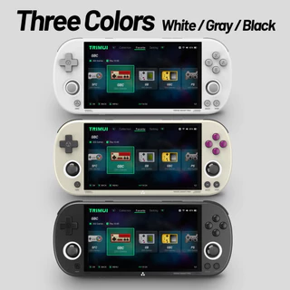 Trimui Smart Pro Console De Jogo Portátil Tela IPS 4.96'Sistema Linux Joystick RGB Iluminação Smartpro Retro Vídeo Game Player Gift