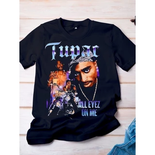 Camiseta Tupac Algodão Camisa Blusa Cantor Hip Hop Estampada
