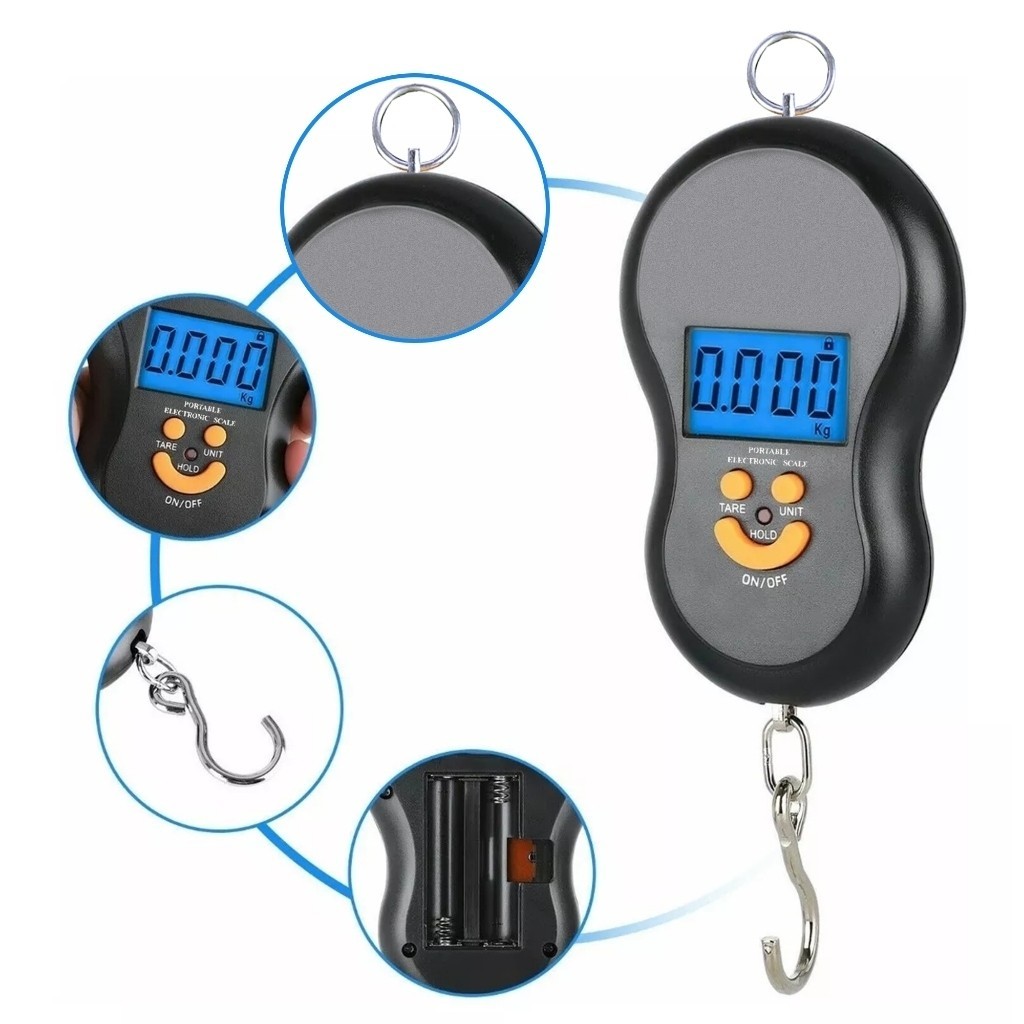 Balança Digital de Mala Precisão Até 50kg | Shopee Brasil