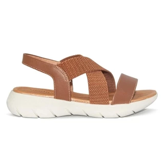 Sandália Feminina Usaflex Tiras Cruzadas Couro AL1403 em Oferta na Shopee