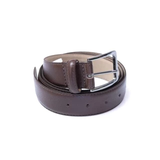 Cinto Masculino em Couro Vulcano 35mm FIvela Onix Café