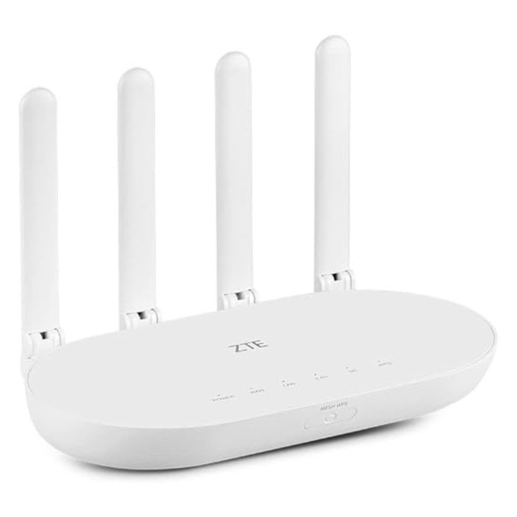 Roteador ZTE Wi-Fi Giga 4 Antenas Space Branco ZT199 | Shopee Brasil