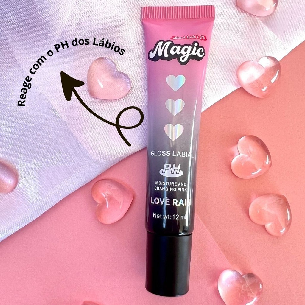 Gloss Labial PH Magic Hidratante Preto que Fica Rosa - Lové Rain ...