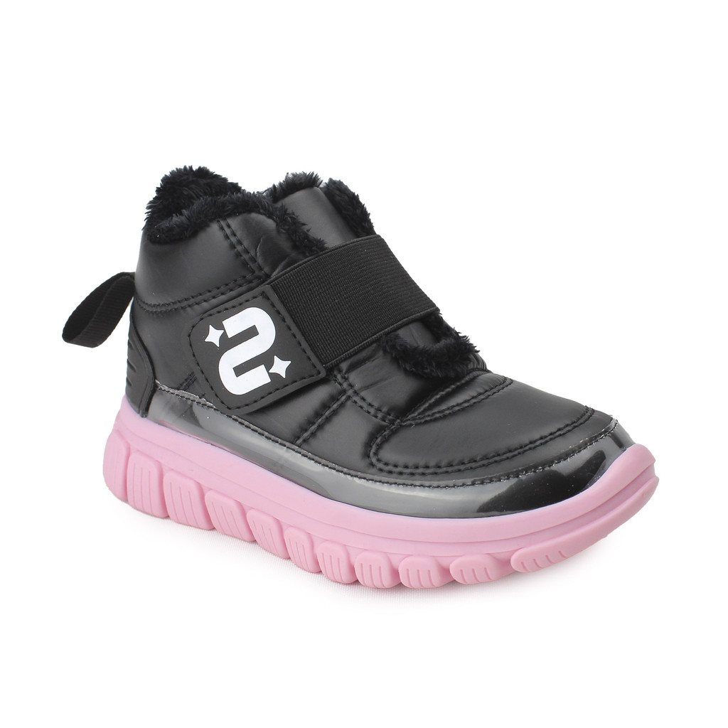 Tênis Bota infantil Novopé Menina Forrada com pelo lã Impermeavel