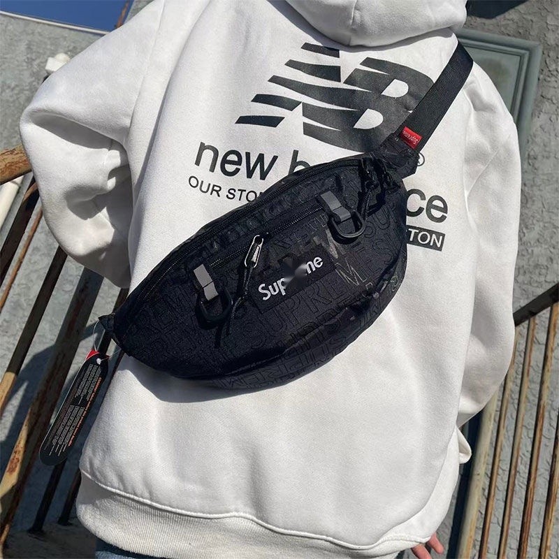Sup Waist Saco Saco Refletivo Casual Saco Refletivo de Peito Impressão Completa Saco Crossbody Homens Mulheres Saco Crossbody Universal Zipper Bag /Outdoor /Sports /Leisure /Travel