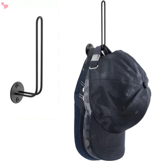 Organizador De Chapéus Para Bonés De Beisebol , Porta De Parede 5,9 Polegadas Economia De Espaço 20 Caps Moderno L-Ganchos De Chapéu Em Forma Armário Armazenamento Quarto , Pequeno , Preto