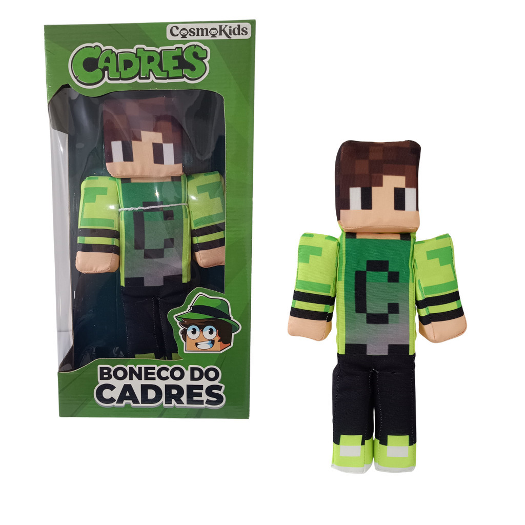 Boneco Cadres Streamers Pelúcia Cosmo Kids 30cm | Shopee Brasil
