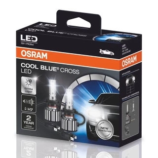 Par Lâmpada Osram Led Cool Blue Cross H7 6000K Super Branca