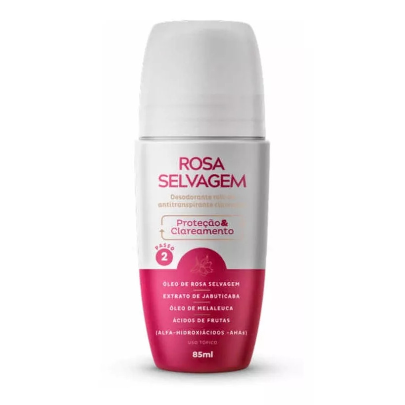 Rosa Selvagem Desodorante Antitranspirante Clareador Axilas | Shopee Brasil