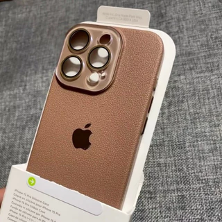 Couro De Alta Qualidade Proteção Da Lente Caixa Do Telefone Textura Adequada Para iPhone 11 12 13 14 15 16 Pro max Novo Estilo