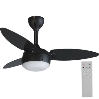 Ventilador de teto 3 pás dupla face com controle remoto - Elluz Inverter - Elluz Inverter - Ventisol
