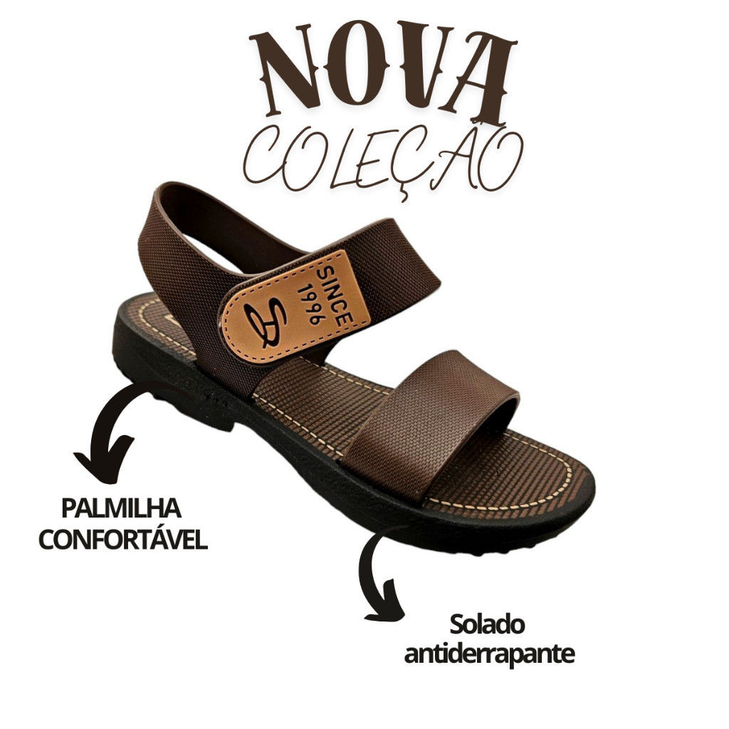 Sandália Infantil Menino Nova Coleção Papete