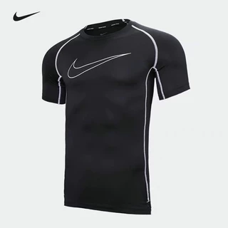 Camisa De Compressão Esportiva Masculina, Mangas Curtas De Secagem Rápida, Adequadas Para Esportes Internos e Externos.