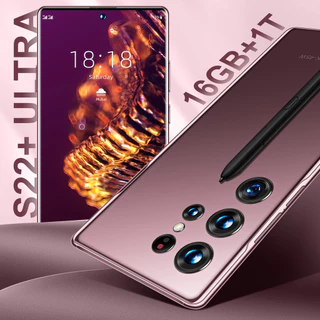 Marca Nova S22 Ultra 12GB RAM + 512GB ROM Telefone Celular 5G Original Genuíno Android Smartphone 7.5inch Promoção Barato 5800mAh Bateria Dual SIM Jogo Aprendizagem Foto HD