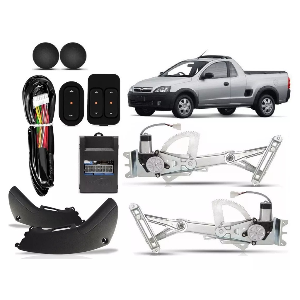 Kit Vidro Elétrico Dianteiro para Corsa ou Montana