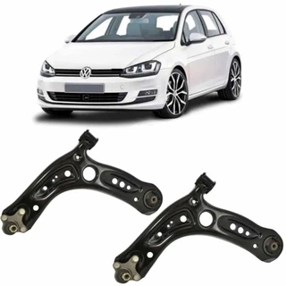 Par de Bandeja Novo New Golf com Pivô Completa 2014 até 2018