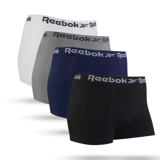 KIT 12 Cuecas Boxer Reebok Classic Microfibra Lisa Original